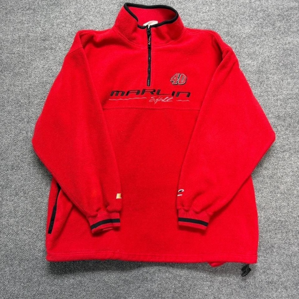 Vtg‎ 90s chase Authentics sterling martin nascar q zip size XL